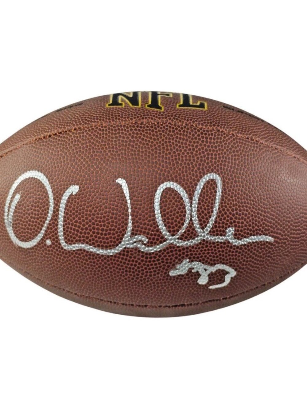 Darren Waller Signed Wilson NFL Football Miami Dolphins Exact Proof COA